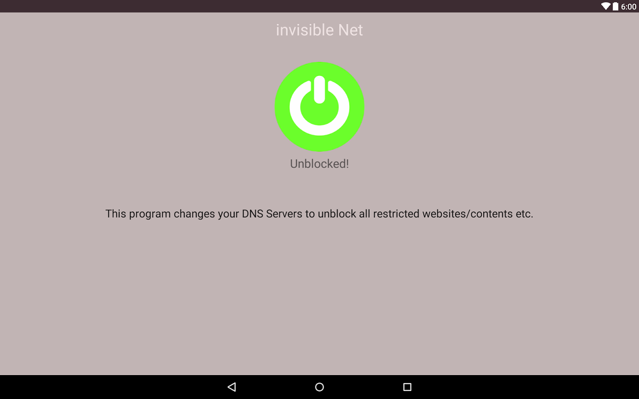 Tangkapan skrin DNS Changer