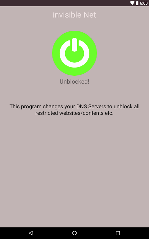 Tangkapan skrin DNS Changer
