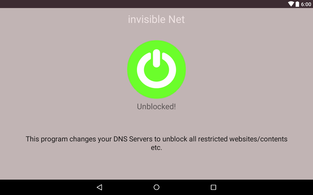 Tangkapan skrin DNS Changer