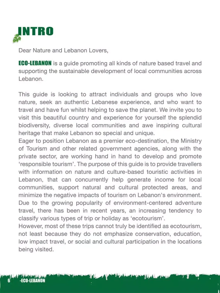 Zrzuty ekranu Eco-Lebanon iPad 
