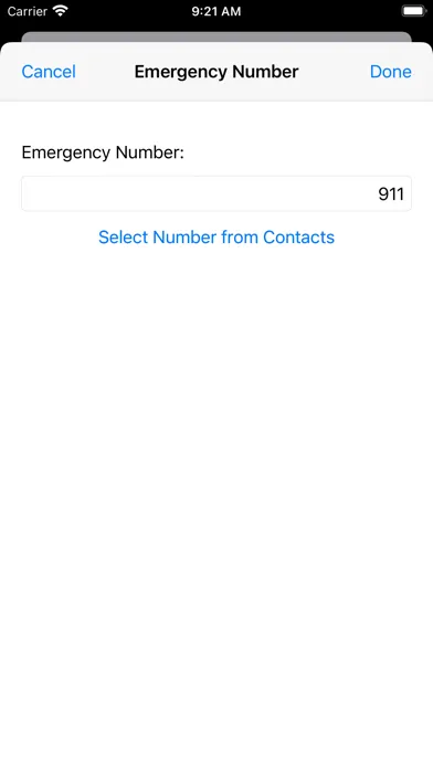 Captures d'écran de NineOneOne – Emergency Dialer