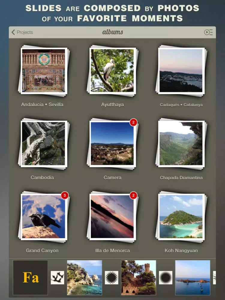 Slide X Pro ● Slideshow Creator ● Professional HD iPad 应用截图