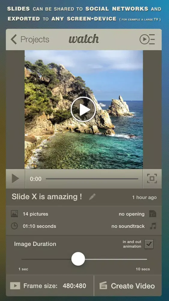 Slide X Pro ● Slideshow Creator ● Professional HD应用截图