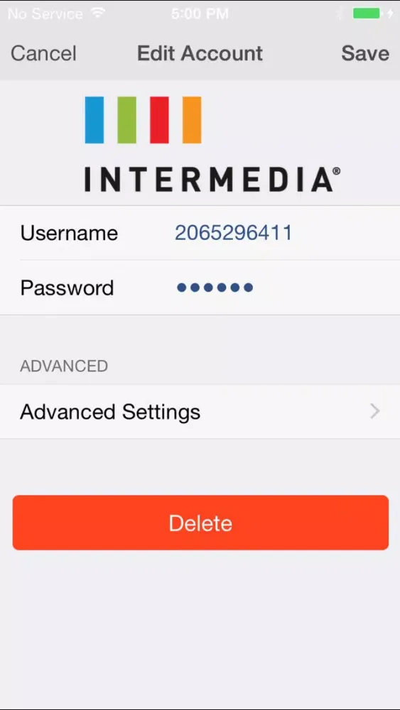 Intermedia softphone应用截图