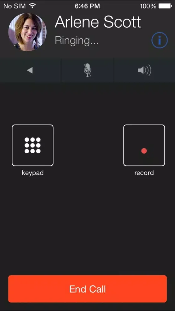 Intermedia softphone应用截图