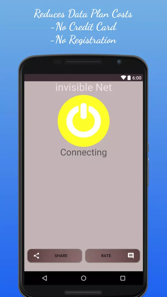 Capturas de tela do InvisibleNET VPN