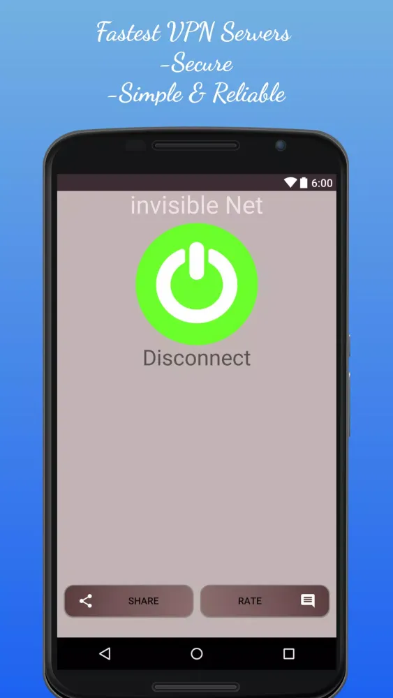 Capturas de tela do InvisibleNET VPN