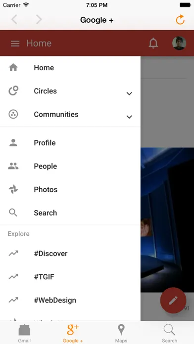 Tabs for Google - Gmail, Google Plus, Maps and Search Screenshots