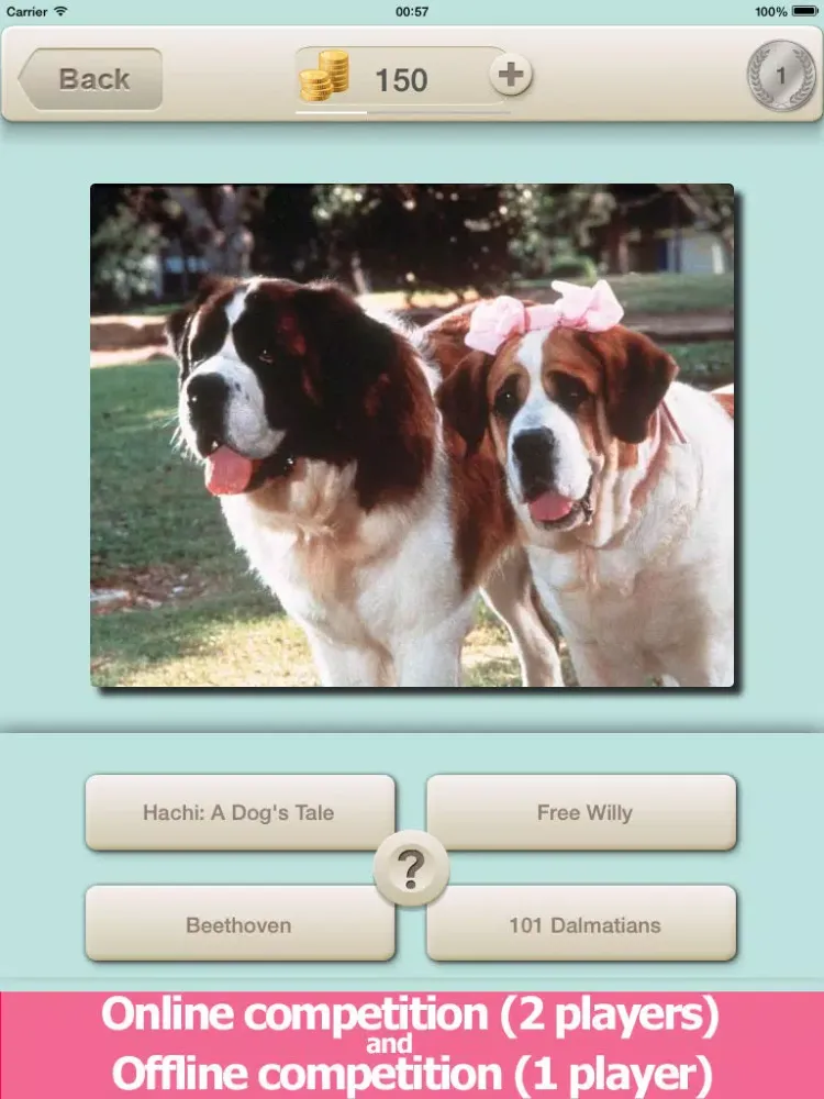 Capturas de pantalla de Quiz Movie! iPad 