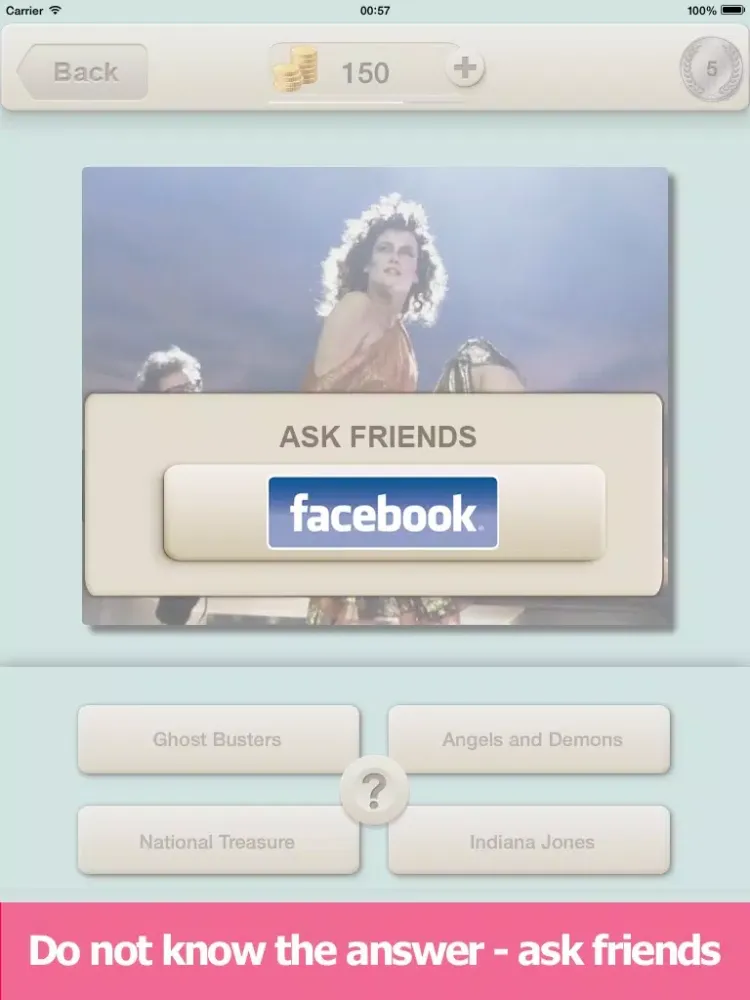 Capturas de pantalla de Quiz Movie! iPad 