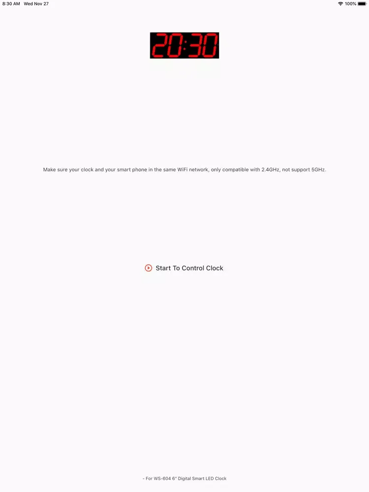 Ảnh chụp màn hình của OClock 6 iPad 
