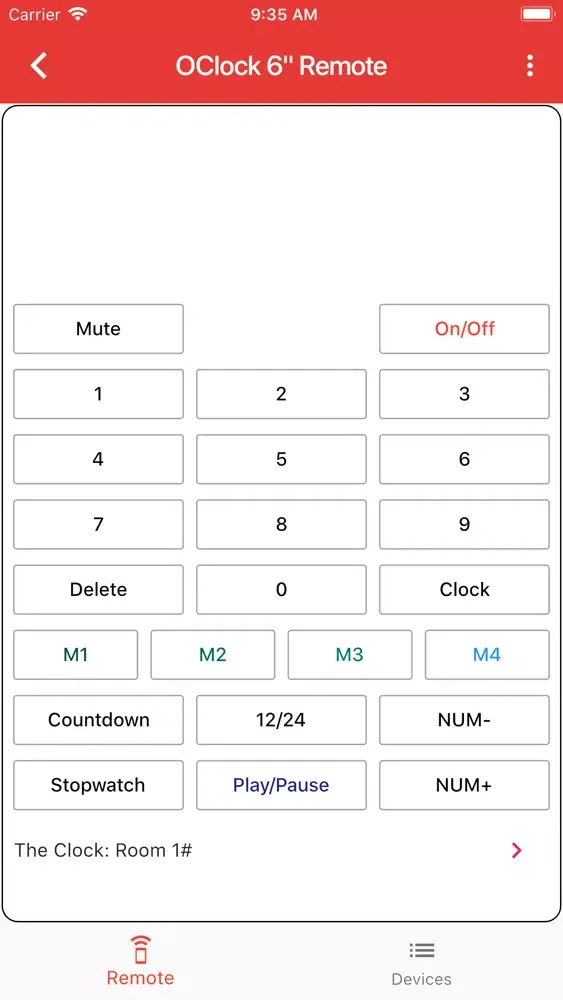 Ảnh chụp màn hình của OClock 6