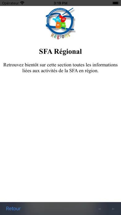 Screenshot di SFA Congrès
