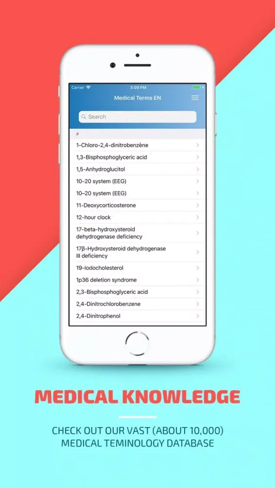 Medical Terms EN Screenshots