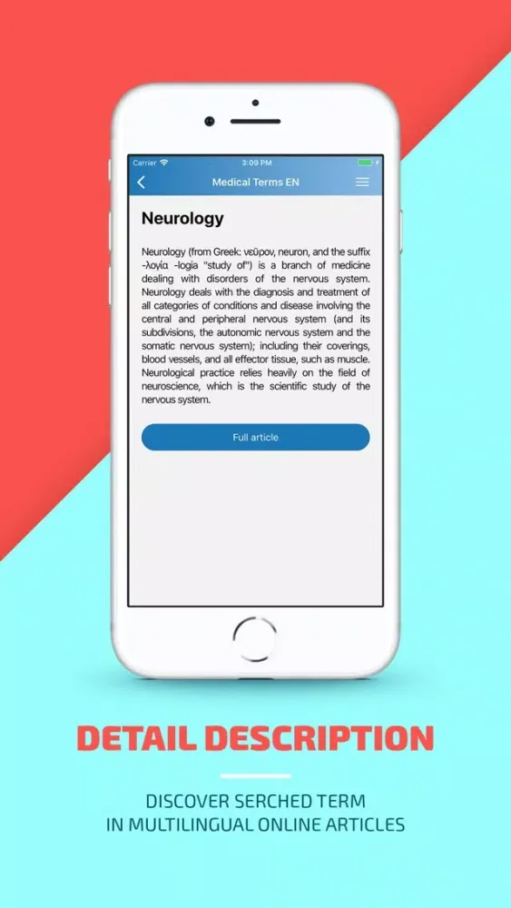 Medical Terms EN Screenshots