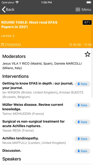 Screenshot di EFAS 2024