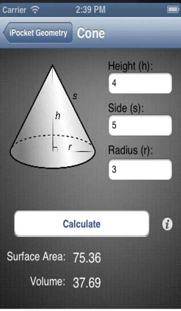 iPocket Geometry应用截图