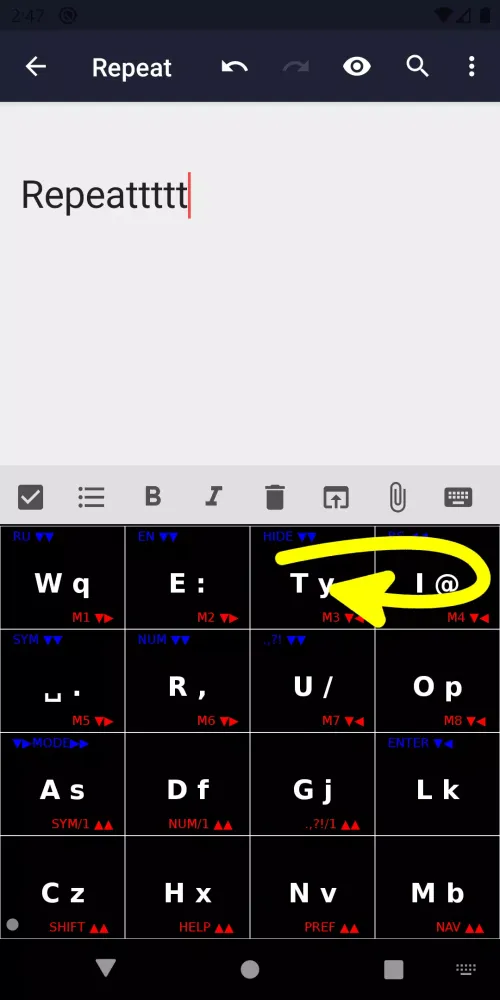 Huge Keys Keyboard: Firm Touch Screenshots