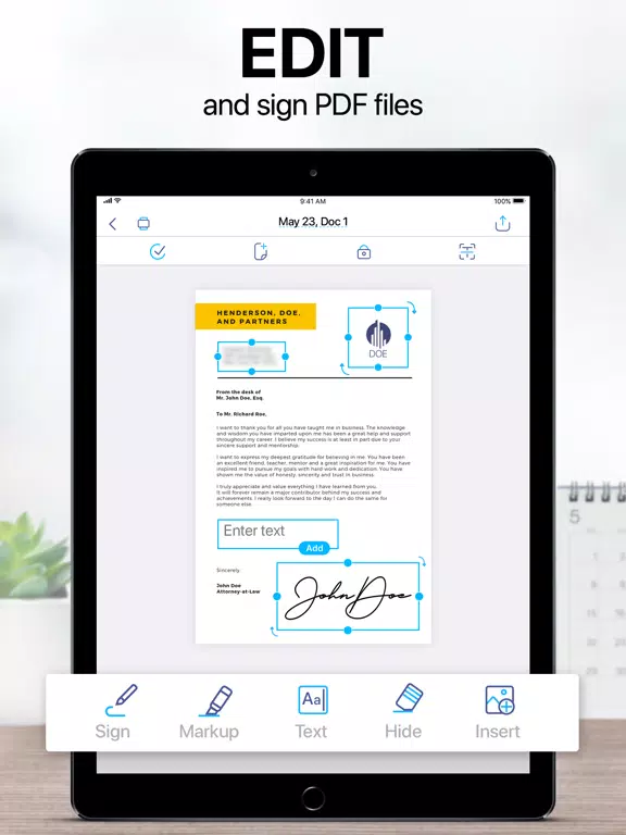 Screenshot di iScanner - PDF Scanner App iPad 