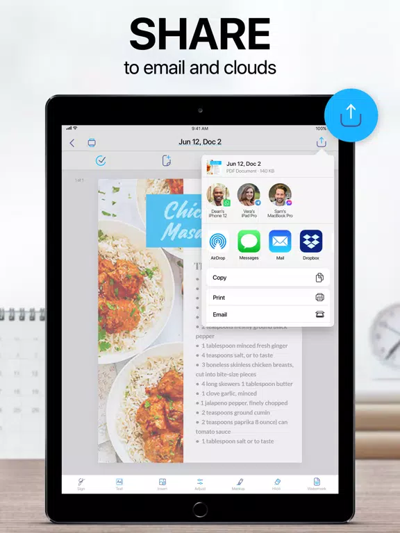 Screenshot di iScanner - PDF Scanner App iPad 