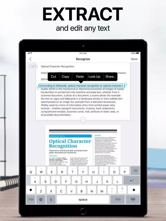 Screenshot di iScanner - PDF Scanner App iPad 
