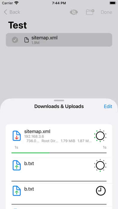 Zrzuty ekranu Ace FTP Manager