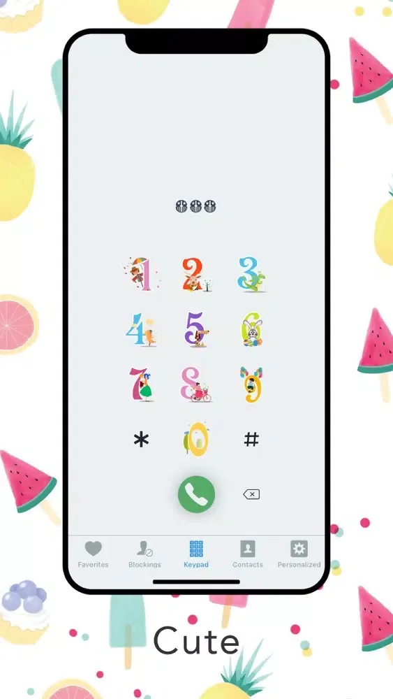 Tangkapan skrin Ring Pro | Color Call & KeyPad