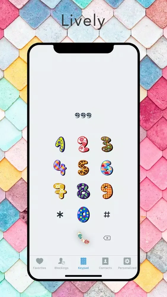 Tangkapan skrin Ring Pro | Color Call & KeyPad