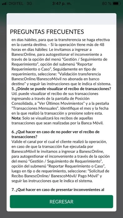 Banesco Token Screenshots