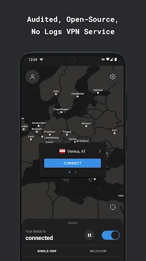 Zrzuty ekranu IVPN