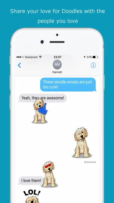 Screenshot di DoodleMoji - Emoji & Stickers