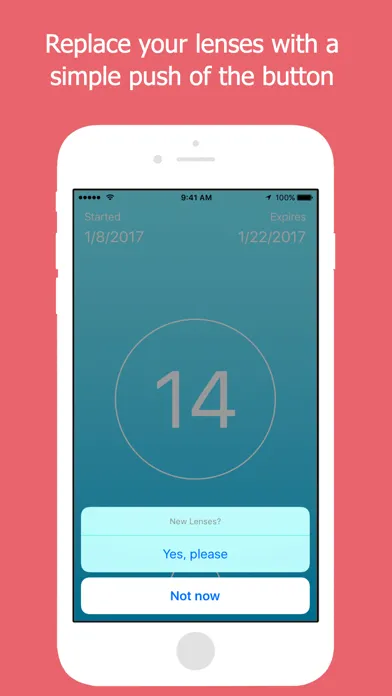 صور LensAlert - Contact Lens Reminder and Tracker