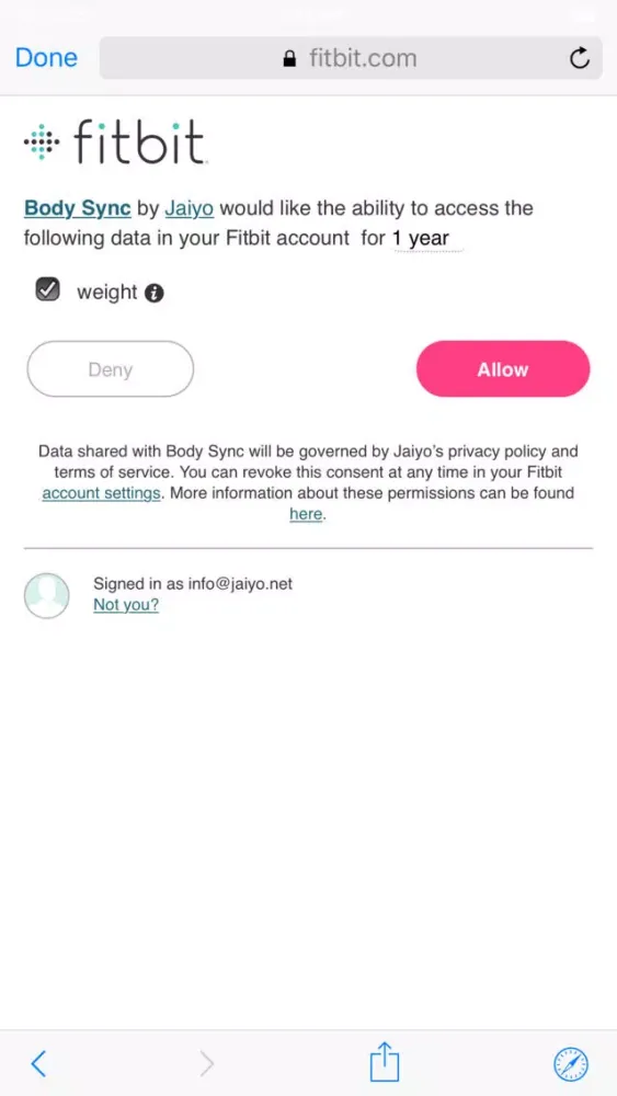 تصاویر Body Sync for Fitbit to Health