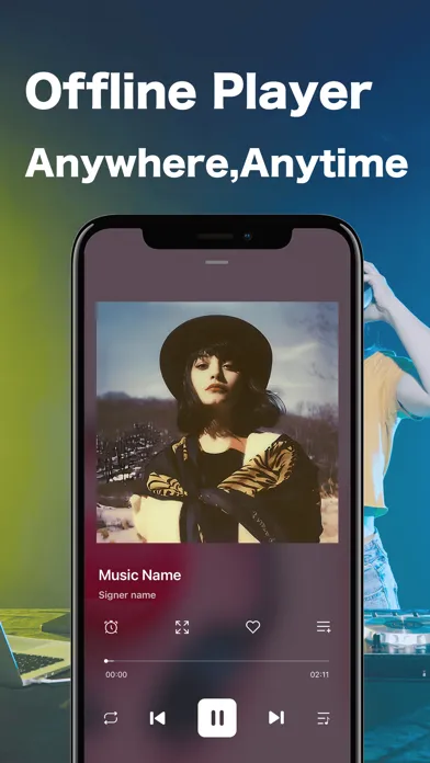 Capturas de tela do Dig Music-Offline Video & MP3