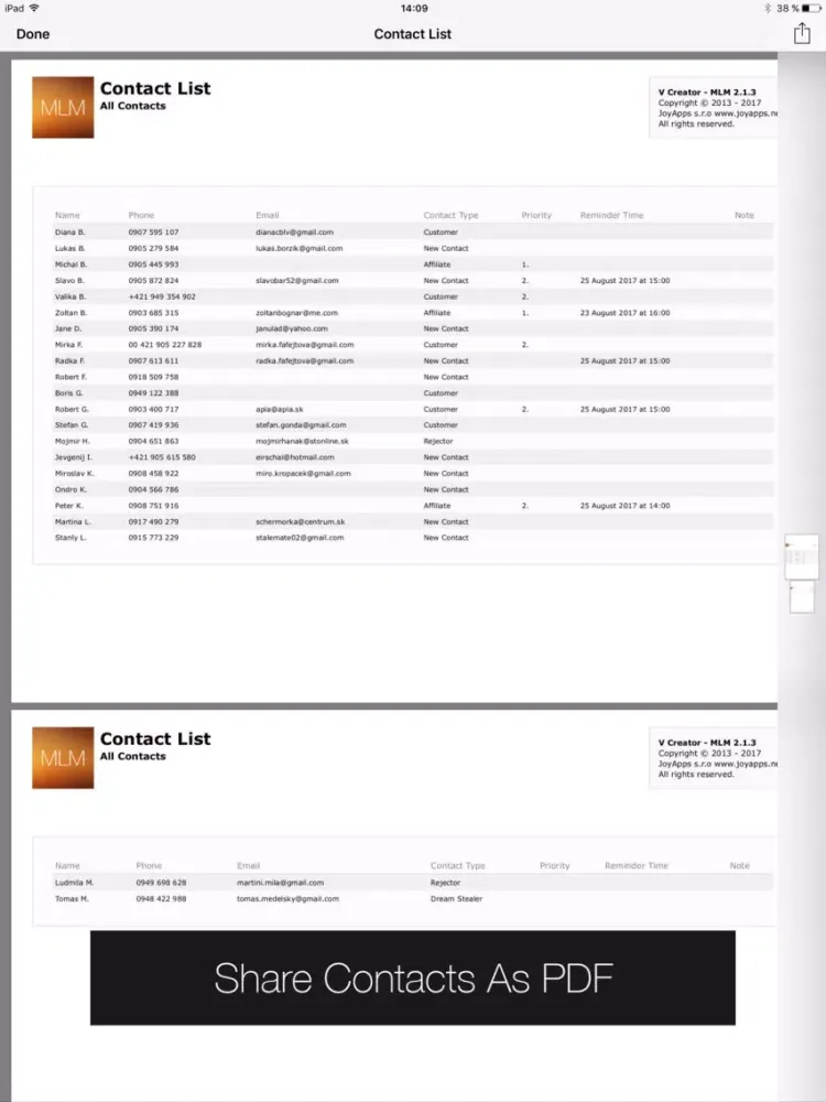 V Creator - MLM iPad 應用截圖