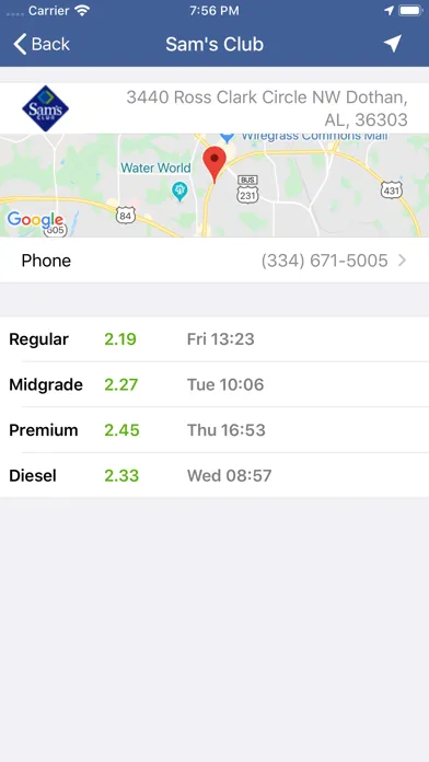 Capturas de pantalla de Gas Prices Near You