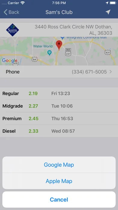Capturas de pantalla de Gas Prices Near You