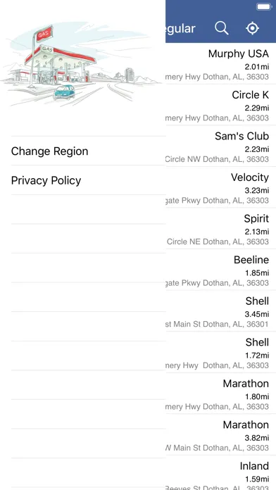 Capturas de pantalla de Gas Prices Near You