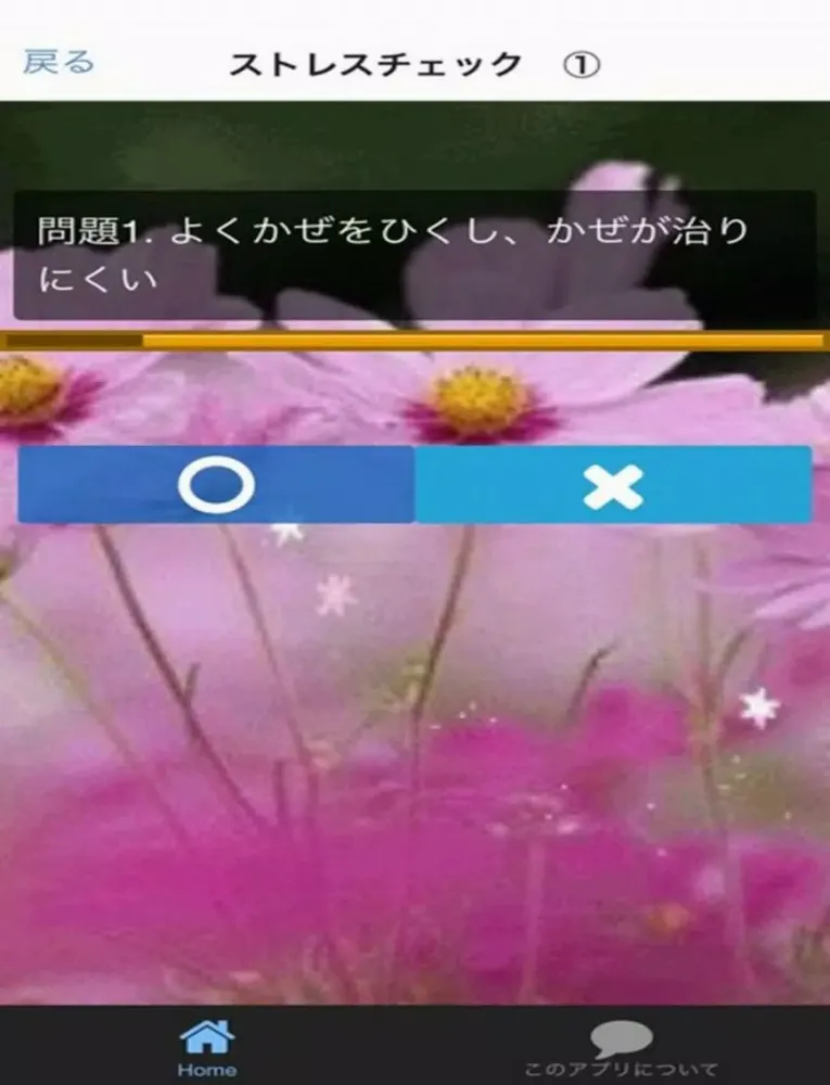 ストレスチェック　自己診断　（SCL） iPad  スクリーンショット