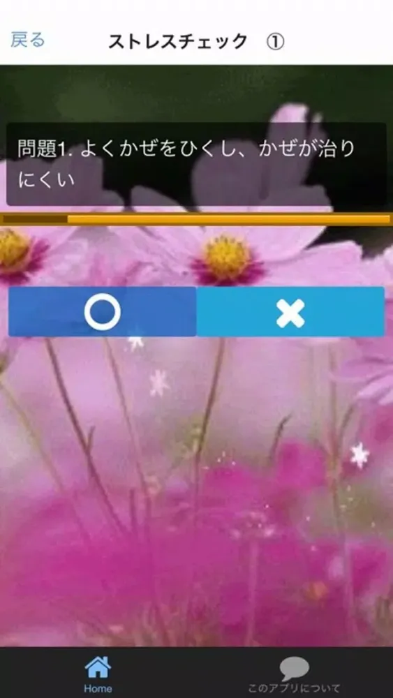 ストレスチェック　自己診断　（SCL） スクリーンショット