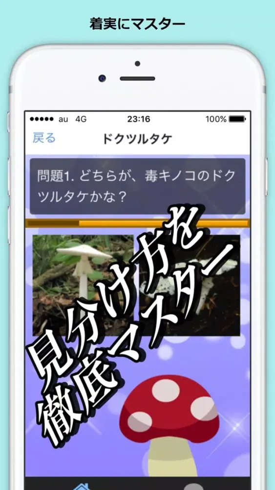 毒キノコ 判定应用截图