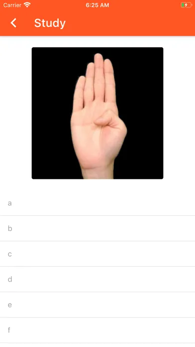 Captures d'écran de Fingerspelling Trainer