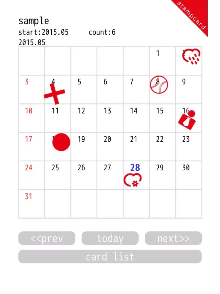 Screenshot di stampcard iPad 