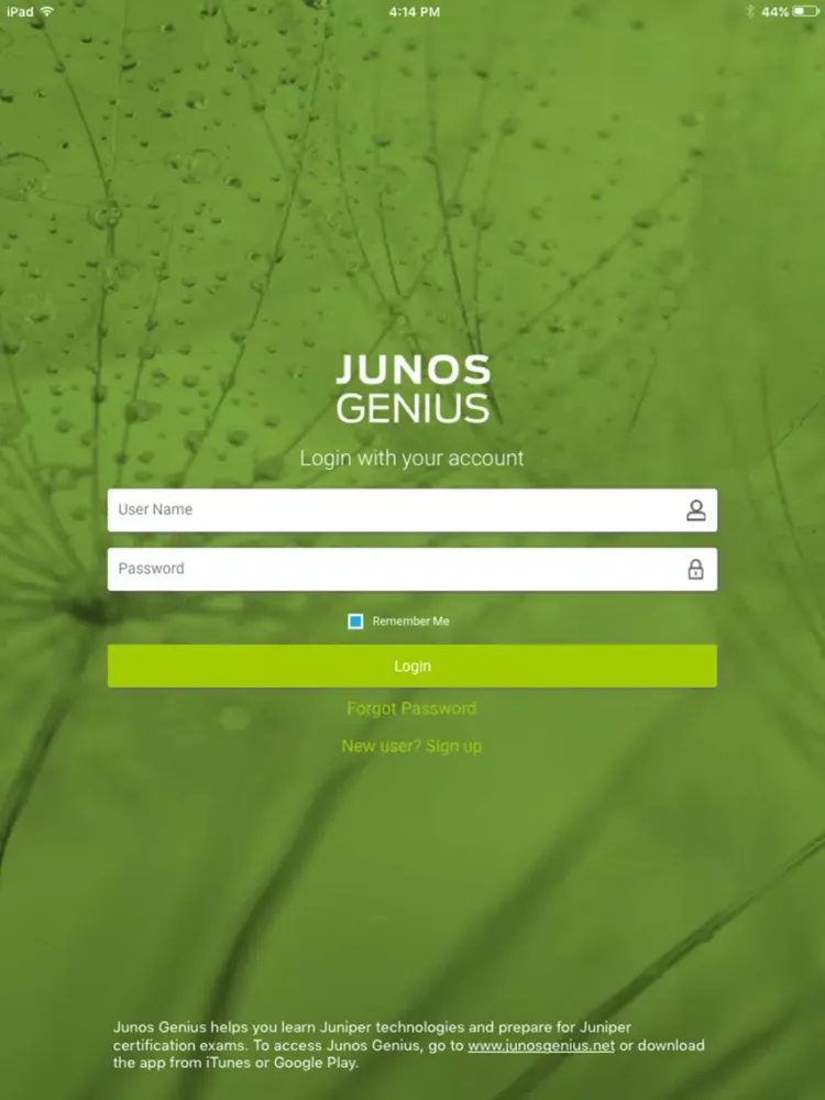 Junos Genius iPad  스크린샷