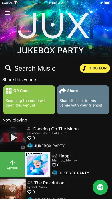 JUX - Mobile Jukebox سکرین شاٹس