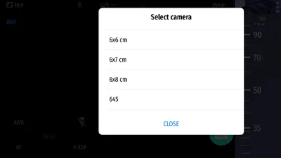 Tangkapan layar Magic Film ViewFinder
