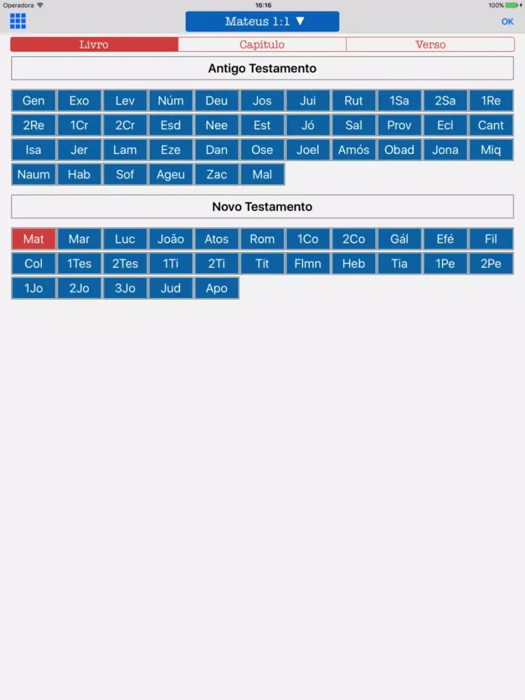 Bilingual Bible English Portuguese - KJV ACF iPad  Screenshots