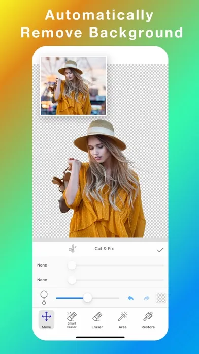 ภาพหน้าจอของ Background Eraser: Bg Remover+