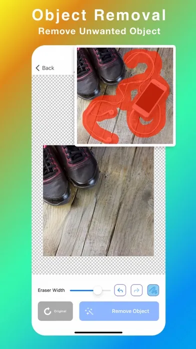 ภาพหน้าจอของ Background Eraser: Bg Remover+
