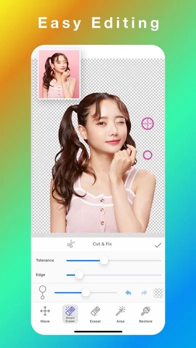ภาพหน้าจอของ Background Eraser: Bg Remover+